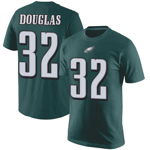 Men Philadelphia Eagles #32 Rasul Douglas Green Rush Pride Name and Number NFL T Shirt->youth nfl jersey->Youth Jersey